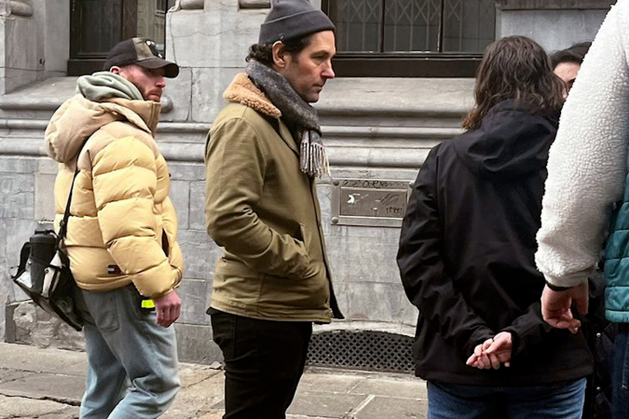 Hollywood star Paul Rudd spotted filming in Dublin city centre