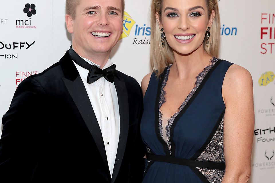 Brian Ormond and Pippa O Connor  pictured at the Keith Duffy Foundation Charity Ball at Powerscourt Hotel in Enniskerry to raise funds for Irish Autism Action and Finn's First Steps Charities..Picture: Brian McEvoy