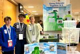 thumbnail: Noah Keane, Jeremi Gawronska, Sean Lundberg from Gorey Educate Together qualified for the National Intel Mini Scientists Competition recently. 