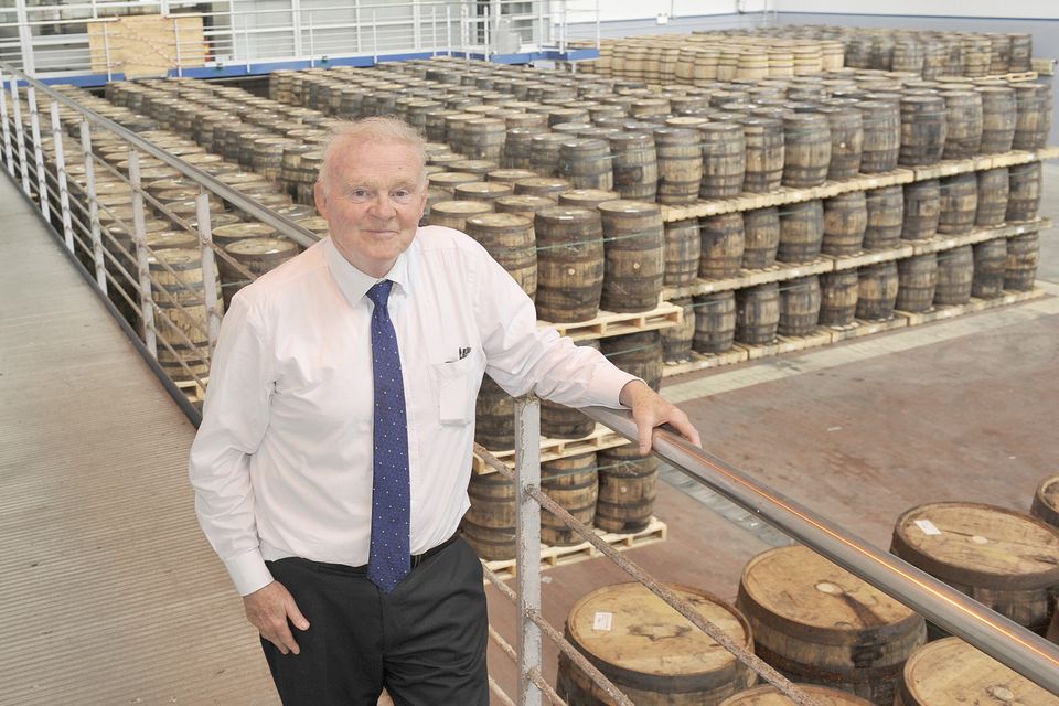 John Teeling at the Great Northern Distillery in Dundalk