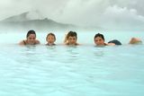 thumbnail: Iceland: Family bathing in a geothermal pool