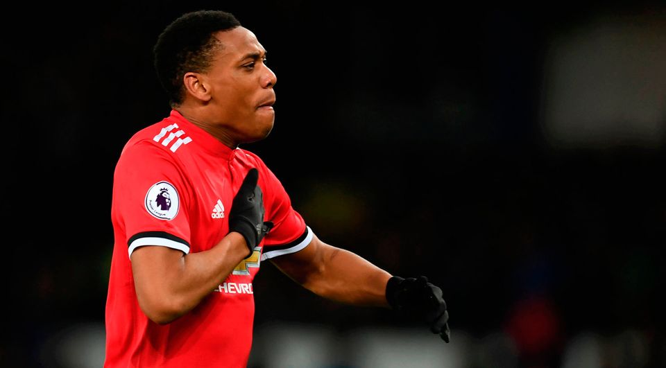 Delight: Anthony Martial.