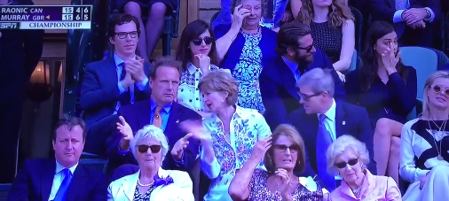 Bradley Cooper and Irina Shayk at Wimbledon
