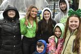 thumbnail: From left: Aine Kelly with Rebecca Donohoe, Jessica Donohoe, JP Fitzgerald, Kate Kelly, Chloe Fitzgerald and Sean Kehoe at the St Patrick's Day parade in Carnew.
