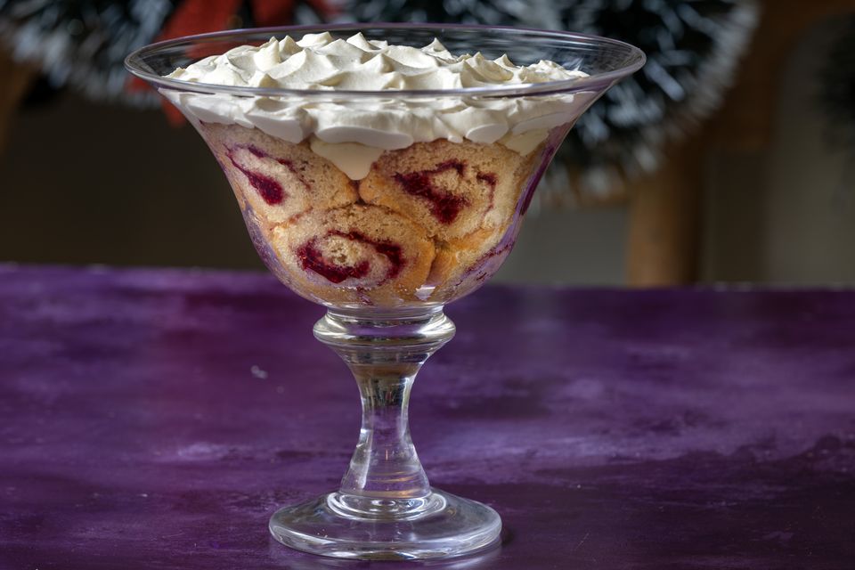 Ballymaloe sherry trifle. Photo: Tony Gavin