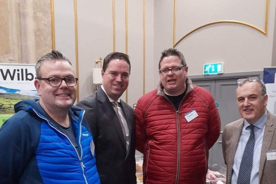Michael Crofts, Min Martin Heydon, Thomas Crofts and Jack Mollloy (Head of Craft Butchers Ireland).
