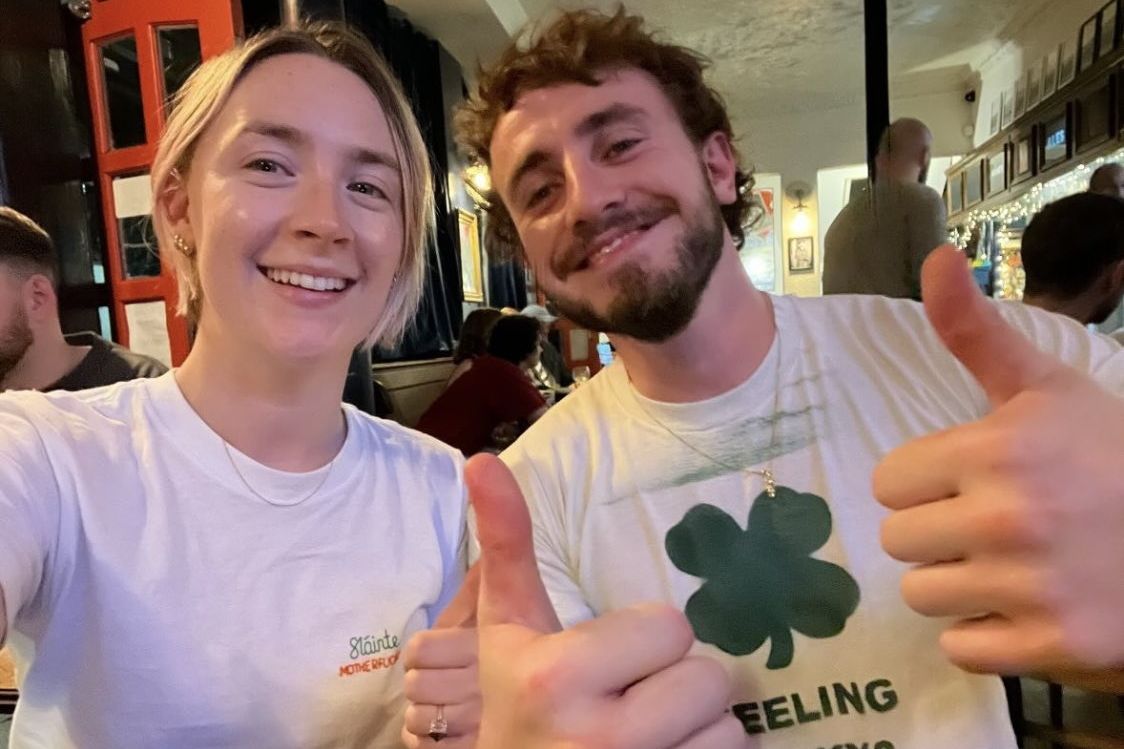 Paul Mescal and Saoirse Ronan Commemorate Ireland’s Thrilling Rugby World Cup Victory against Scotland