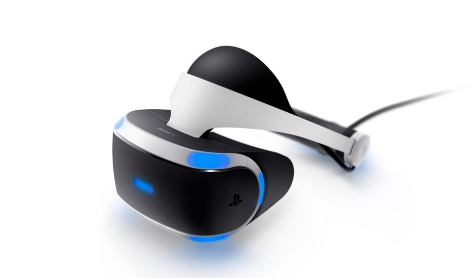 The PSVR virtual reality headset