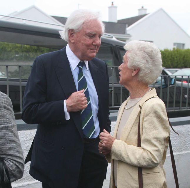 Tony O'Reilly at the removal of his friend Vincent Ferguson's remains to St Columba's Church, Rosses Point, Sligo on May 10, 2007. Photo: Brian Farrell