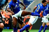 thumbnail: Leicester City's Wes Morgan scores his team's second goal