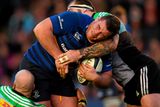 thumbnail: Leinster's Jack McGrath is tackled by Harlequins pair George Robson and Joe Marler during their European Rugby Champions Cup clash at Twickenham Stoop. Photo: Stephen McCarthy / SPORTSFILE