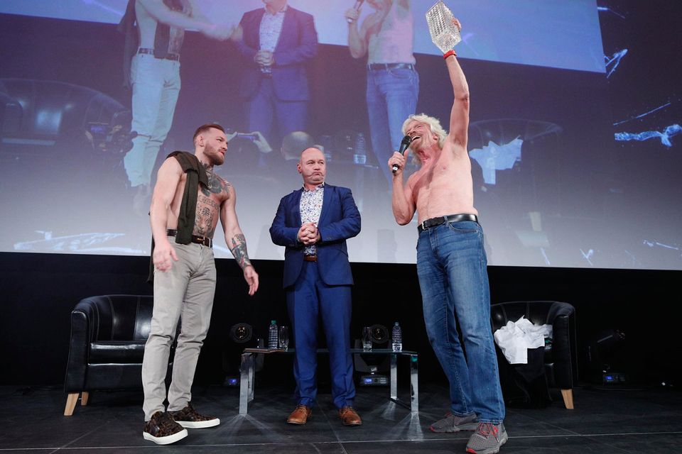 Conor McGregor with Pendulum Summit 2018 keynote speaker Sir Richard Branson