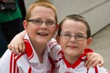 thumbnail: Tyrone supporters Niall and Rory Doonan, from Mullingar, Co Westmeath
