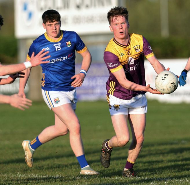 Centre-back Cathal Murphy on the ball for Wexford. Photo: Syl Healy