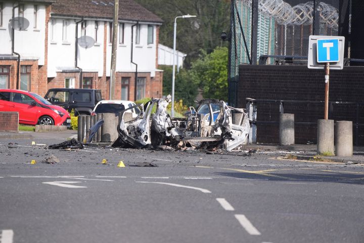 Man charged in relation to car bomb attack on Dunmurry police station