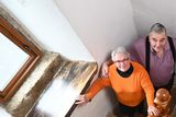 thumbnail: Owners Eamonn and Mary Quirke in the staircase of The Tower House. Photo: Bryan Meade