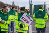 thumbnail: PNA members working in the ambulance service picketing at the Dublin South central ambulance station on Davitt Road, Dublin
Pic:Mark Condren