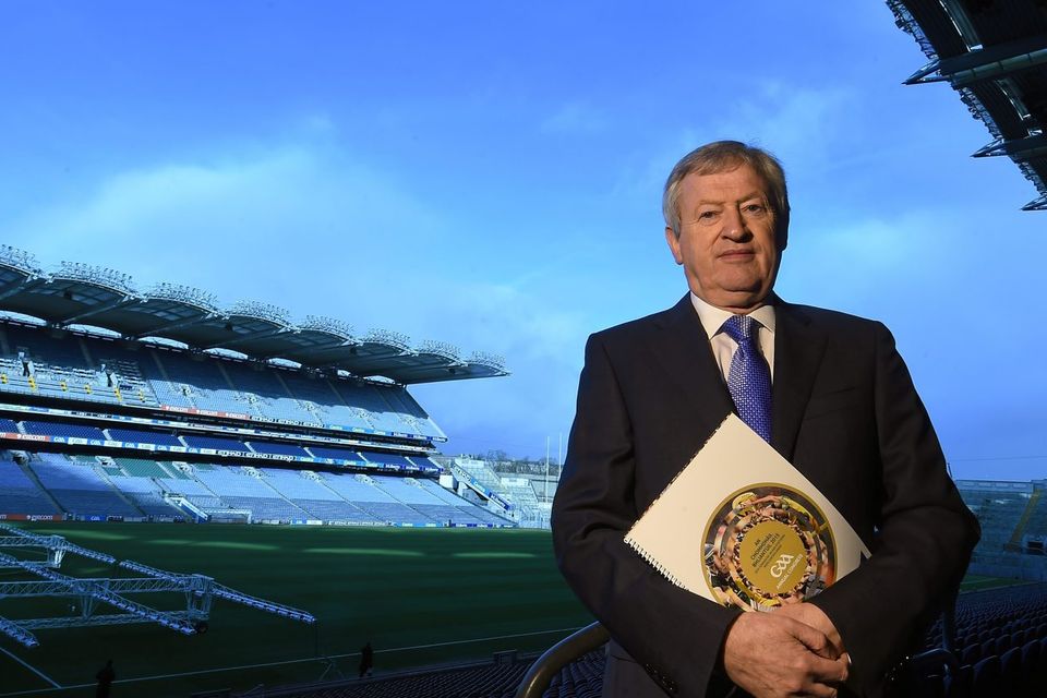 GAA director-general Páraic Duffy at the launch of his annual report at Croke Park