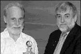 thumbnail: Niall Hayden receives a Crystal Decanter from Tony Rice on behalf of TUI to mark his retirement from the School of Business Studies at the Dundalk Institute of Technology Long Service and Retirement awards held in the Institute.
