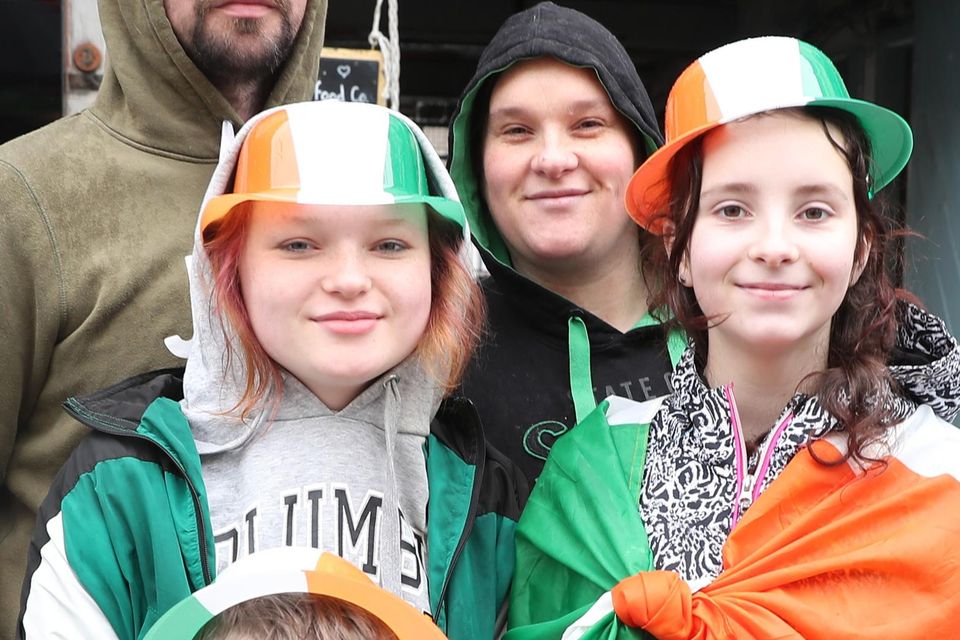 The O’Neills from Ballsgrove at the Drogheda parade.