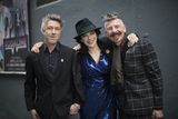 thumbnail: 23/4/19 Aidan Gillen, Camille O'Sullivan and Jerry Fish at the Rock Against Homelessness concert in aid of Focus Ireland at the Olympia Theatre. Picture: Arthur Carron