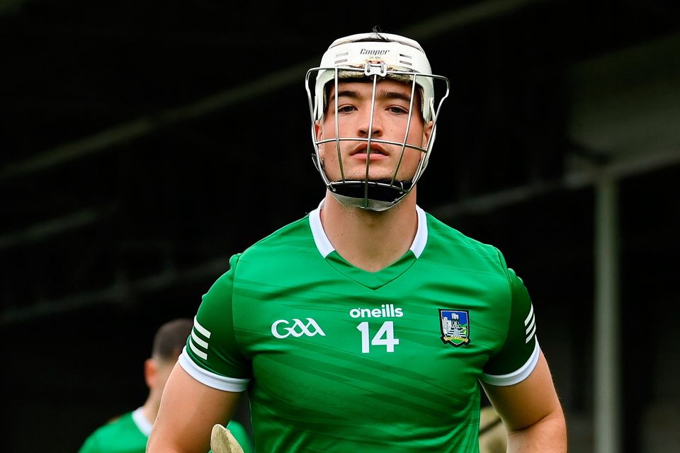 8 May 2022; Kyle Hayes of Limerick before the Munster GAA Hurling Senior Championship Round 3 match between Limerick and Tipperary at TUS Gaelic Grounds in Limerick. Photo by Stephen McCarthy/Sportsfile