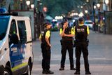 thumbnail: BARCELONA, SPAIN - AUGUST 18:  Police officers patrol on Las Ramblas following a terrorist attack, on August 18, 2017 in Barcelona, Spain. Photo by Carl Court/Getty Images