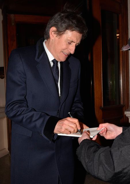 Gabriel Byrne leaves the Shelbourne Hotel to attend The 2018 IFTA Film & Drama Awards