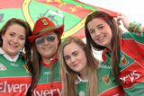 thumbnail: Mayo supporters, from left, Sarah Heraty, Laura Keane, Sadhbh Dunne from Westport and Stephanie Caine from Newport