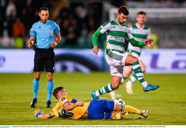 UEFA Conference League Shamrock Rovers v APOEL Nicosia: Stalemate at Tallaght Stadium so far as Hoops weather early storm