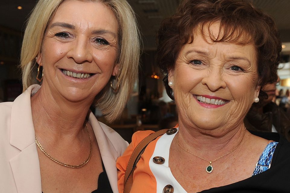 Yvonne Carr and Rose Roddy at the Fashion Show in Dundalk Golf Club in aid of The North Louth Hospice. Photo: Aidan Dullaghan/Newspics