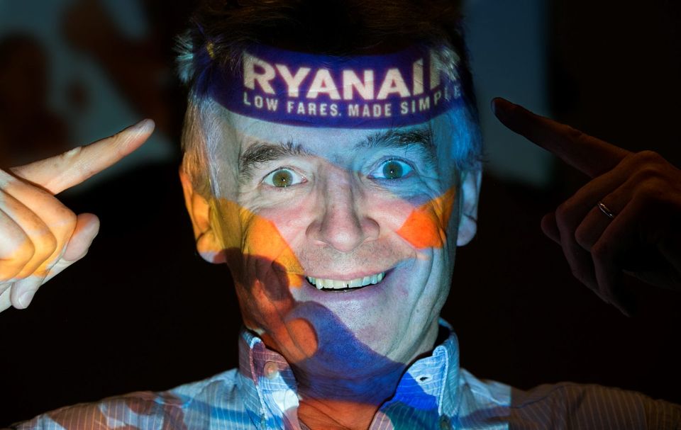 Ryanair's Michael O'Leary at a press conference in London on August 31, 2016. Photo: DANIEL LEAL-OLIVAS/AFP/Getty Images