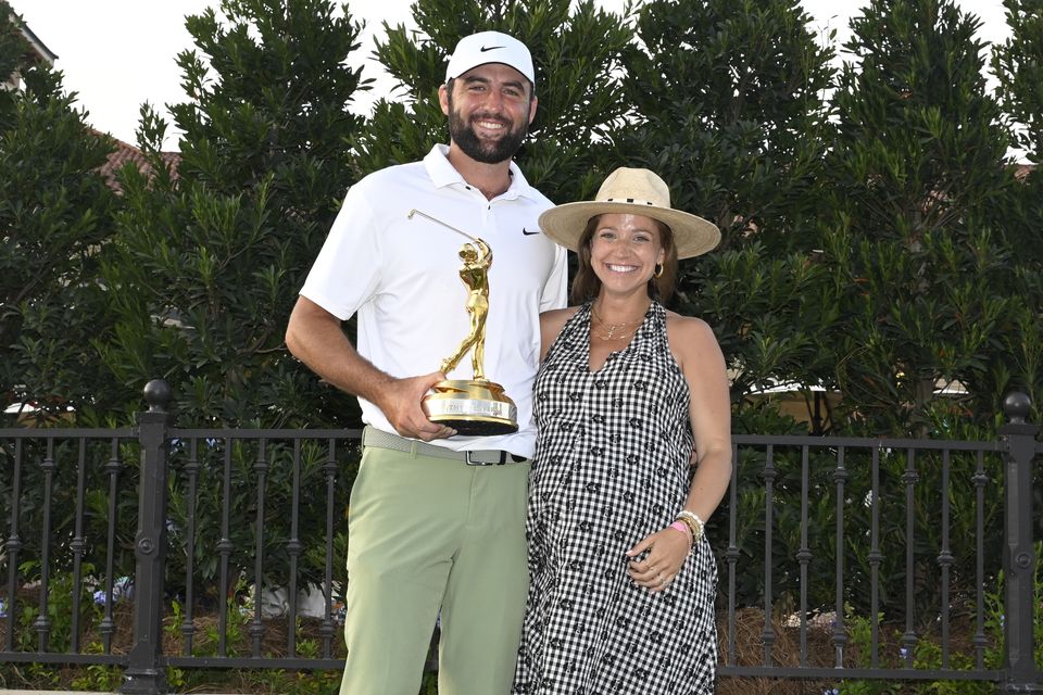 Scottie Scheffler and his wife Meredith