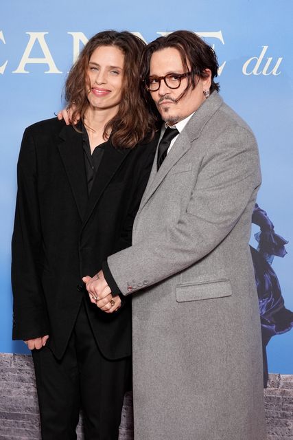 Maiwenn and Johnny Depp (Ian West/PA)