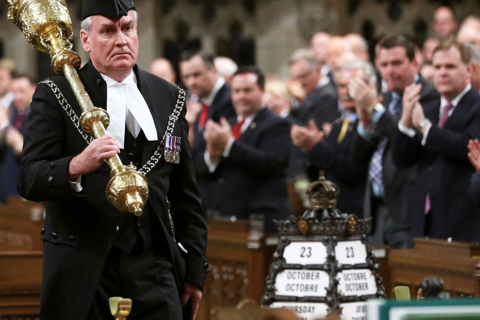 Kevin Vickers in Canada’s House of Commons