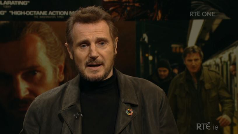 Liam Neeson on The Late Late Show