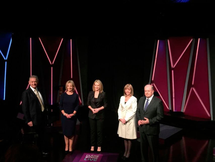 All four candidates criticised President Michael D Higgins and Sean Gallagher for not showing up for the campaign's first live television debate