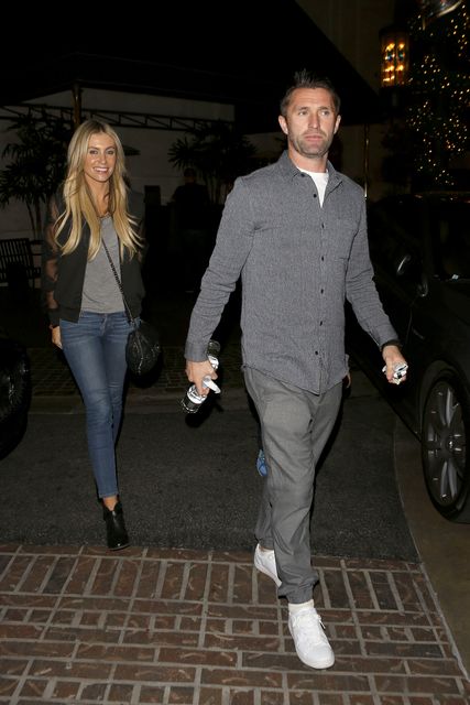 Robbie and Claudine Keane in LA Picture: AKM-GSI / Splash News