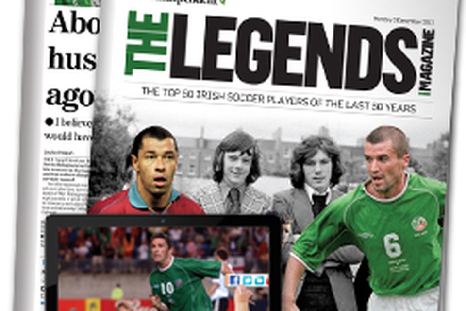 Ireland football legends on sale