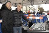 thumbnail: Anne and Noel Nolan looking after the sound at the St. Patrick's Day Parade in Blessington