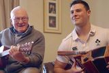 thumbnail: Robbie pictured with his granddad, Billy Henshaw, in the recent Three
#AllItTakes video series