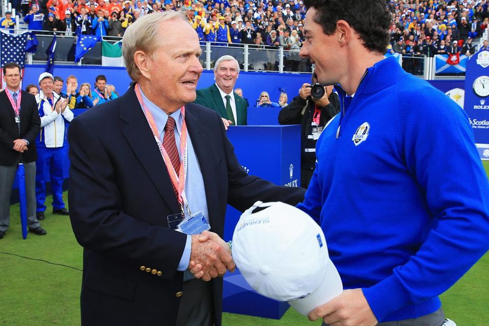 Rory McIlroy with Jack Nicklaus