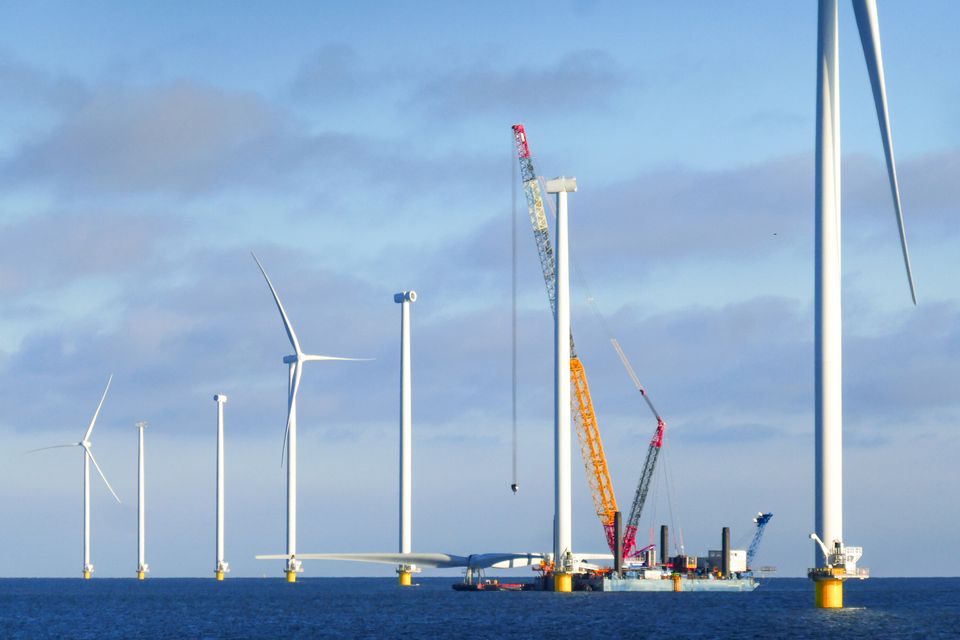 It's no simple task to build an offshore wind farm. Photo: Getty