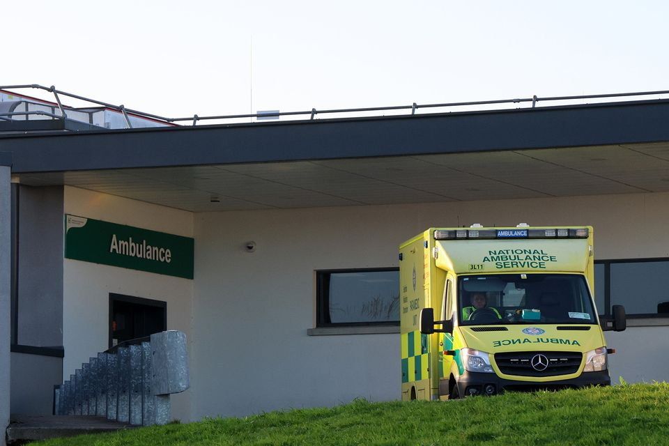 An Ambulance at Wexford General Hospital.