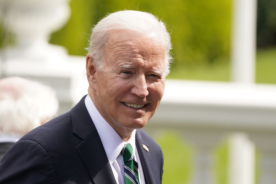An NBC News poll showed 71pc of Americans believed Joe Biden to be too old. Photo: Brian Lawless/PA
