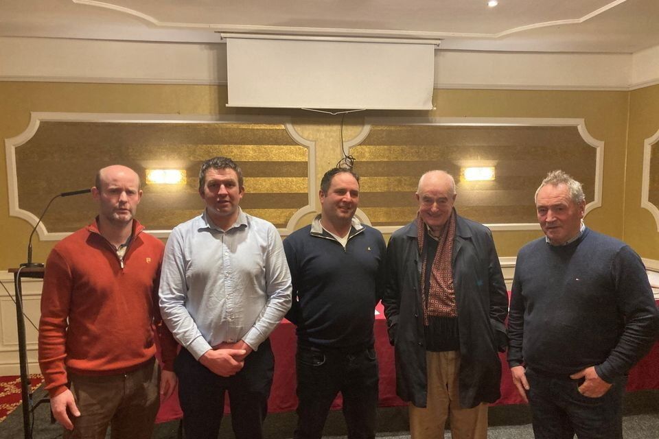 Eoin Bourke, Niall Twomey, Tadgh McSweeney, Ned O'Keeffe and Nigel Sweetnam, committee members of the Concerned Dairygold Shareholders WhatsApp group, received legal letters