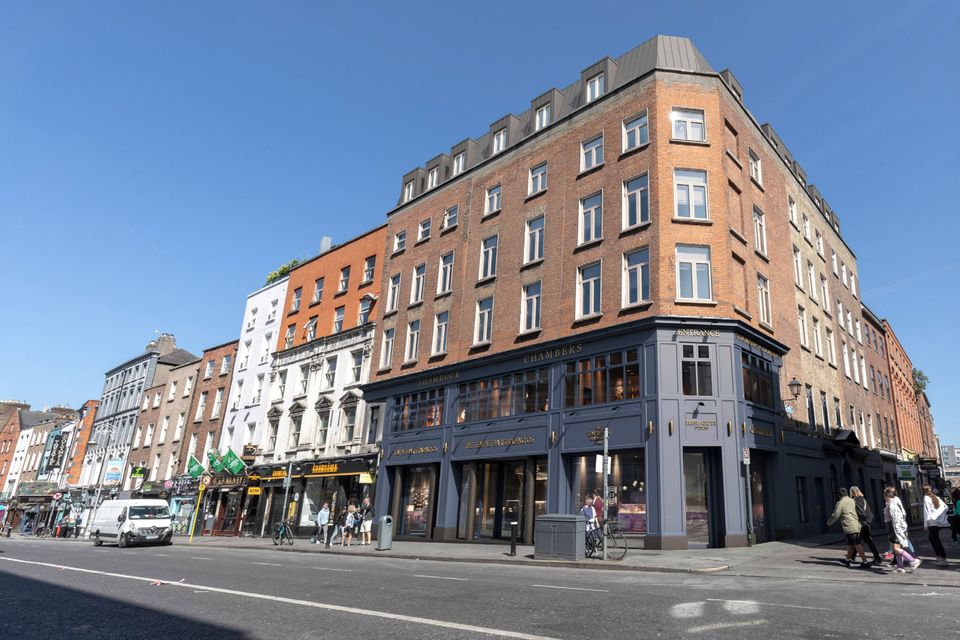 The proposed hotel on the corner of Dame Street and Eustace Street