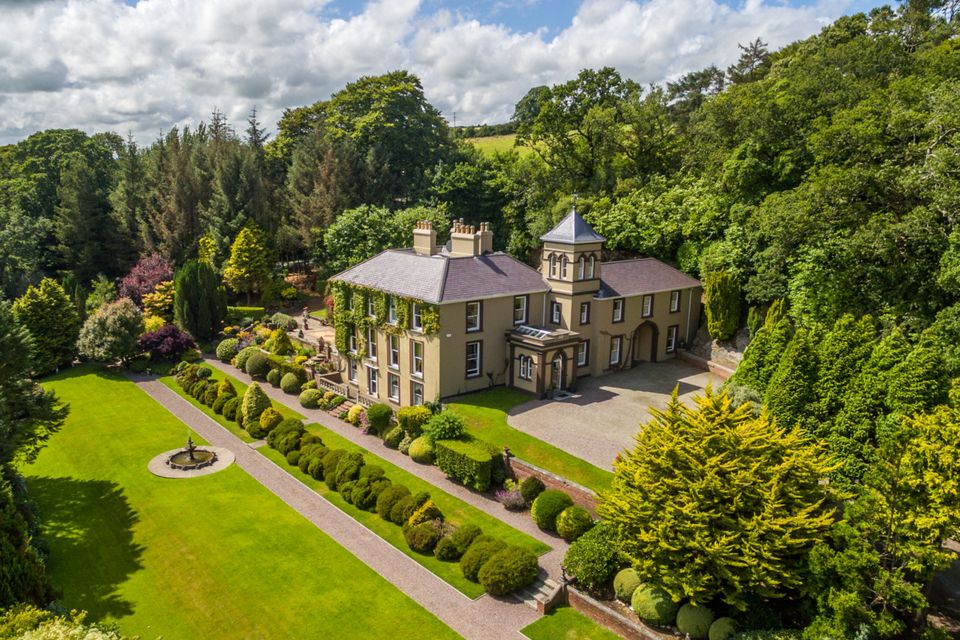 Ardnacarrig House with its grand proportions and groomed gardens is every bit the period property.