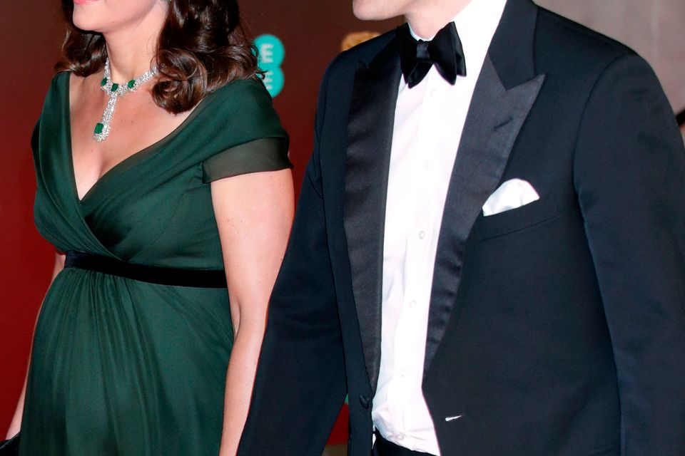 The Duke and Duchess of Cambridge attending the EE British Academy Film Awards held at the Royal Albert Hall, Kensington Gore, Kensington, London. PRESS ASSOCIATION Photo. Picture date: Sunday February 18, 2018. See PA Story SHOWBIZ Bafta. Photo credit should read: Yui Mok/PA Wire.