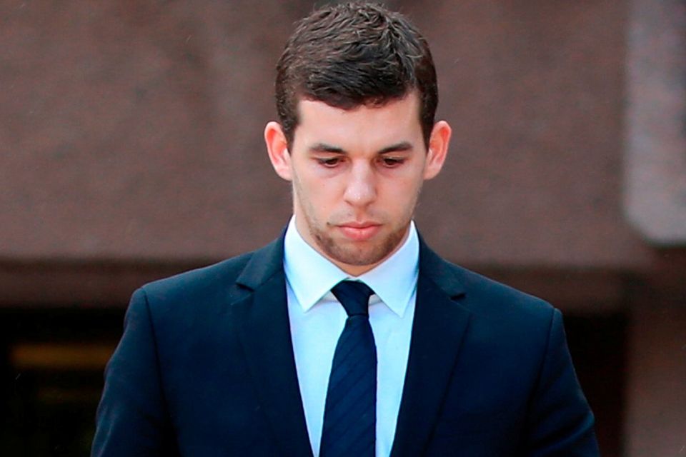 Liverpool football player Jon Flanagan outside Liverpool Magistrates' Court, where he was sentenced to 40 hours of unpaid work and a 12-month community order for assaulting his girlfriend.  Peter Byrne/PA Wire